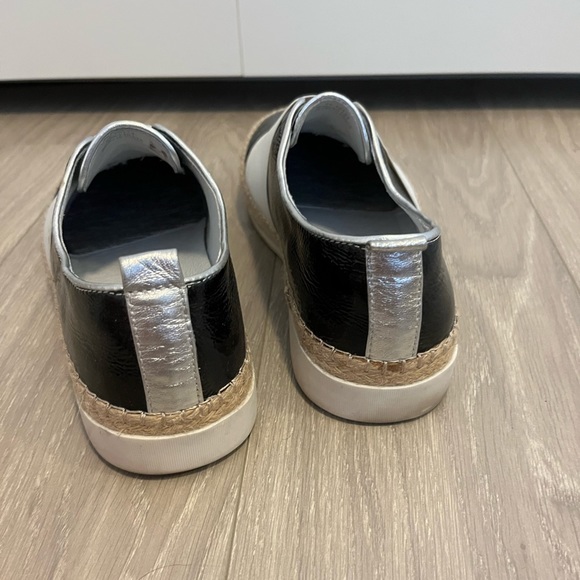 EUC Johnston & Murphy Patent Leather Sneaker Espadrilles Size 10 - Picture 5 of 6